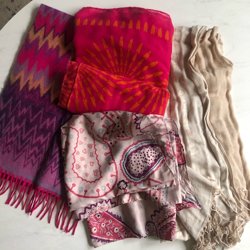 Assorted scarves